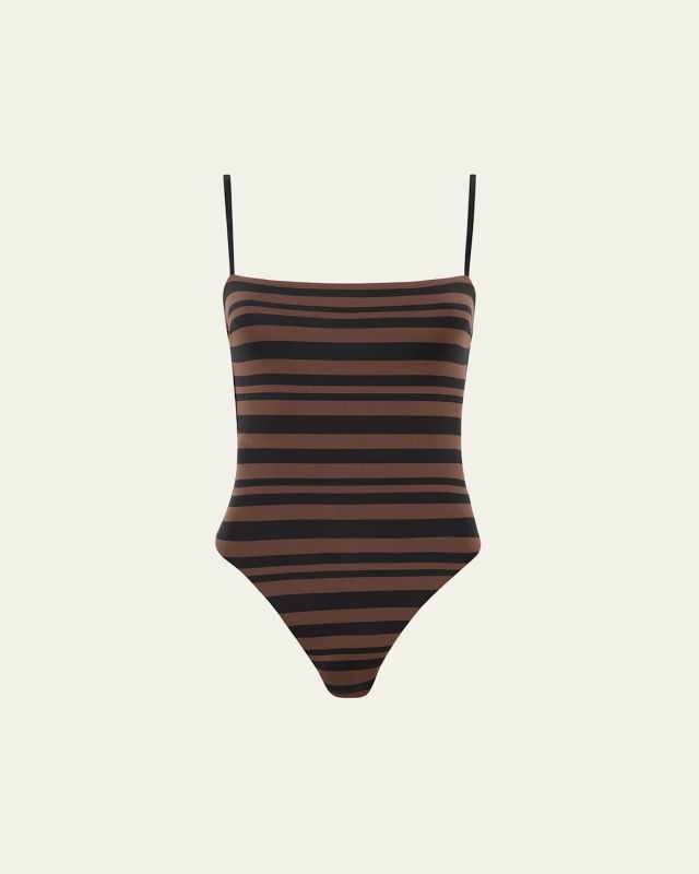 Petite Square Maillot Swimsuit